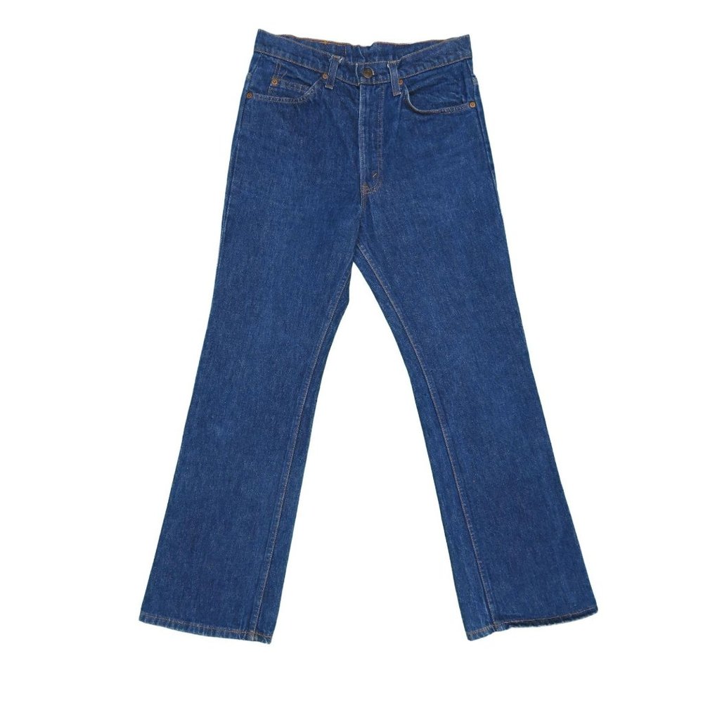 1970s Vintage Levis 517 Orange Tab Flared Jeans 30x29.5